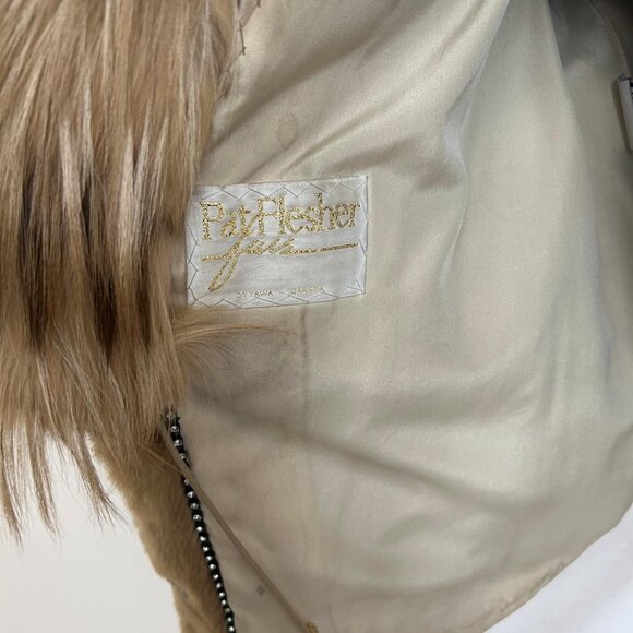 Vintage gorgeous preloved- FUR  - MINK PLUKED WITH fox COLLARD - Picture 5 of 6